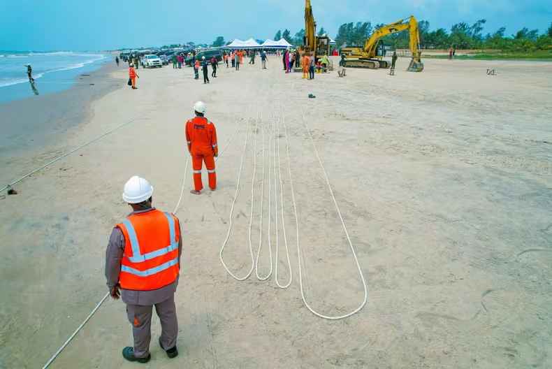 Nigeria is now home to the world's longest subsea cable, measuring 45,000 kilometres.