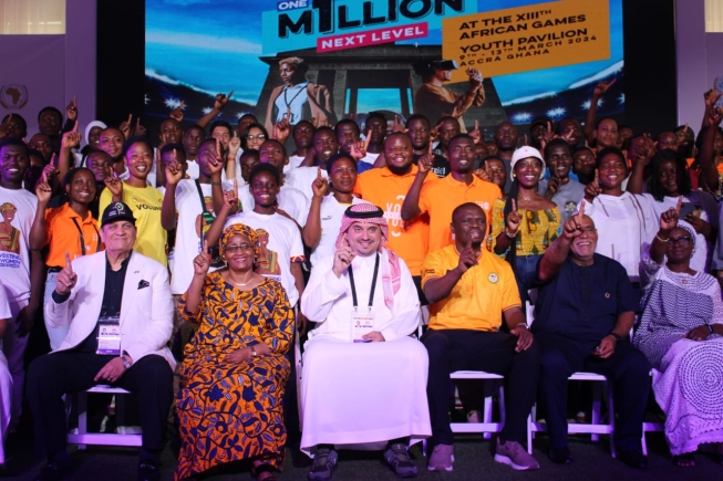 AUC begins the All African Games with the One Million Next Level campaign.