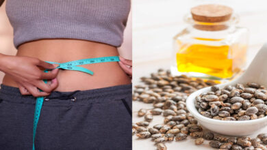 How to use castor oil to reduce abdominal fat.