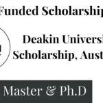 Fully Funded Deakin University Scholarship in Australia for 2024.