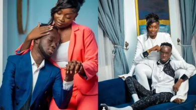 Akwaboah uses pre-wedding pictures to publicize his marriage.