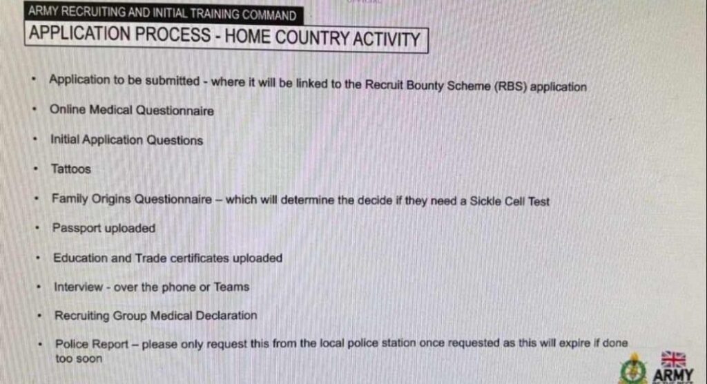 The British Army accepts applications for Commonwealth citizens from August 19 to August 25, 2024.
