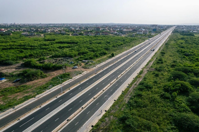 The Tema Motorway to Ashaley Botwe School Junction project was officially launched.