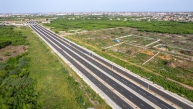 The Tema Motorway to Ashaley Botwe School Junction project was officially launched.