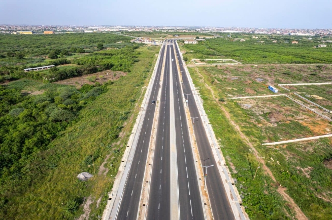 The Tema Motorway to Ashaley Botwe School Junction project was officially launched.