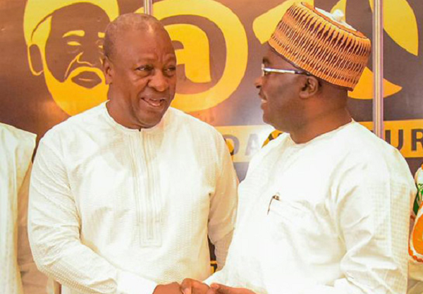 Mahama and Bawumia will file presidential nomination paperwork today.