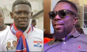 Agya Koo lashes out at Mr. Beautiful, accusing him of being responsible for his career's demise.