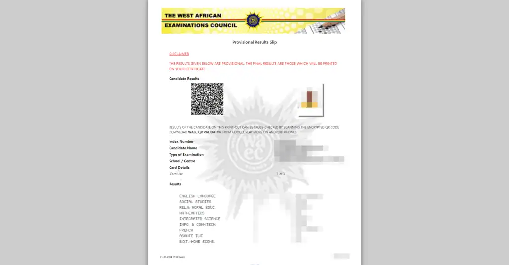 A Guide to Online 2024 BECE Results Checking.