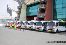 GFA provides nine football clubs with buses.