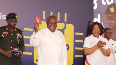 Akufo-Addo introduces Ghana's chip-embedded passport.